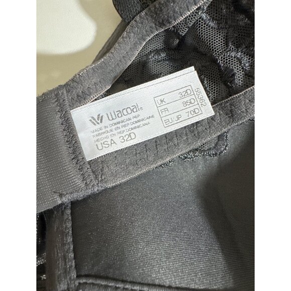 Wacoal Lace Trim Smooth Underwire Bra Size 32D - Picture 3 of 3